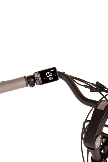 tricycle électrique CyclO2 Comfort24+ vert amande, vue de profil